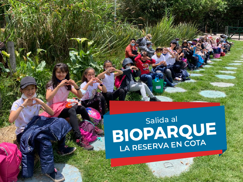 Líderes Ambientales de Primaria visitan el Bioparque La Reserva en Cota.