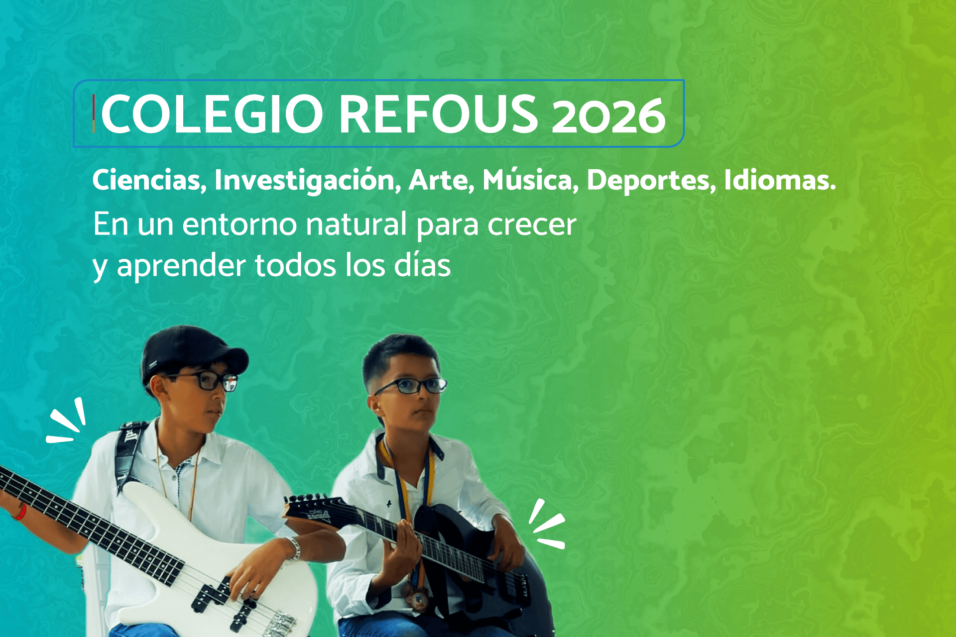 Banner principal Colegio Refous